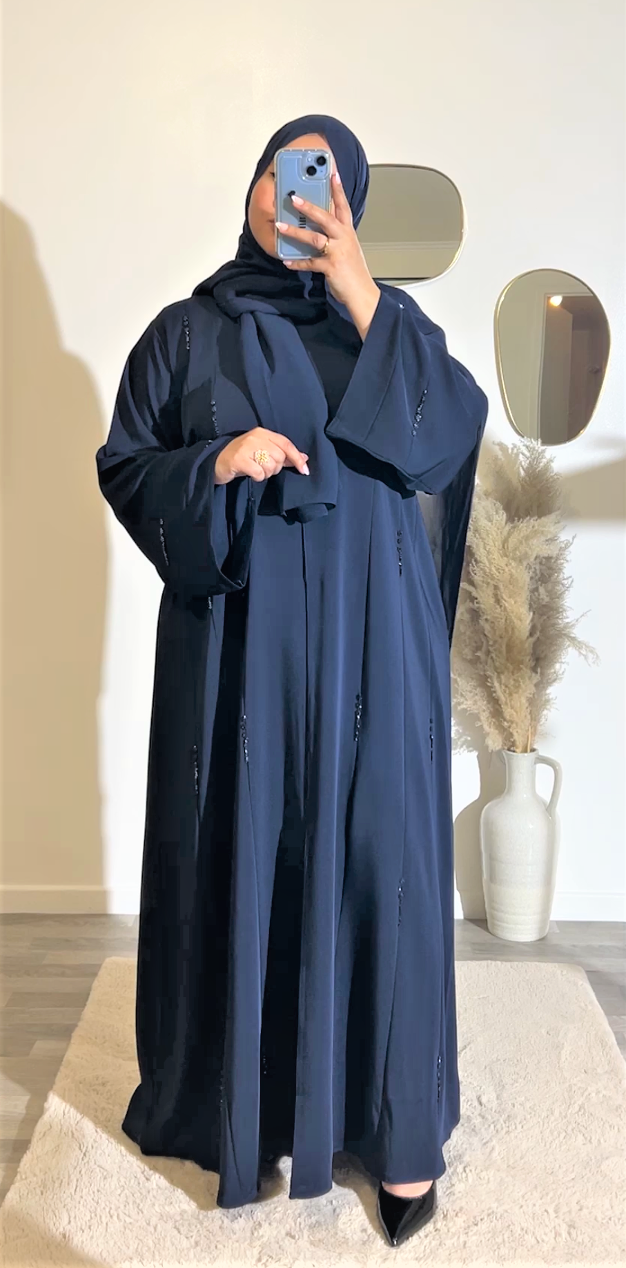 Abaya ALMASS Bleu marine