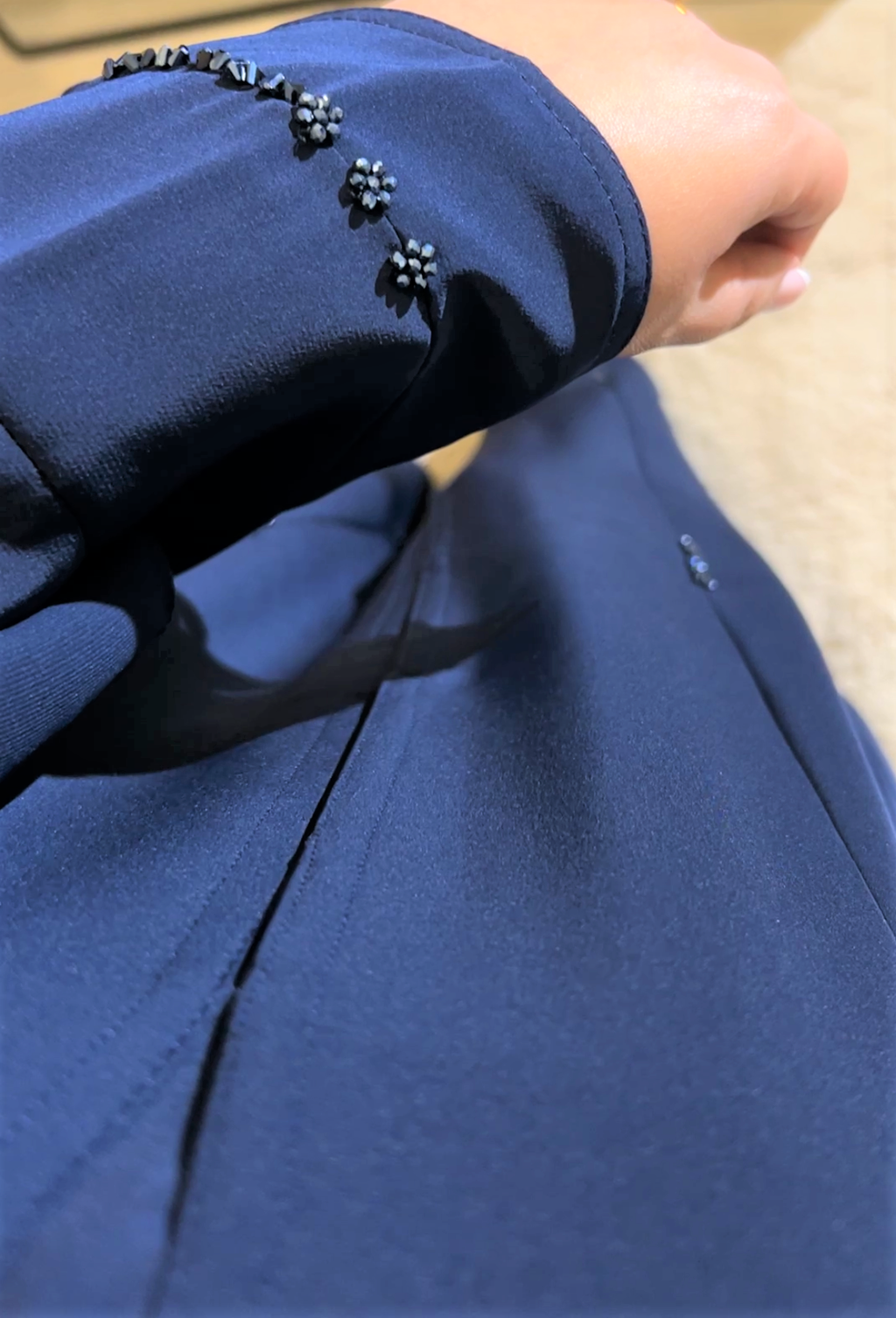 Abaya ALMASS Bleu marine