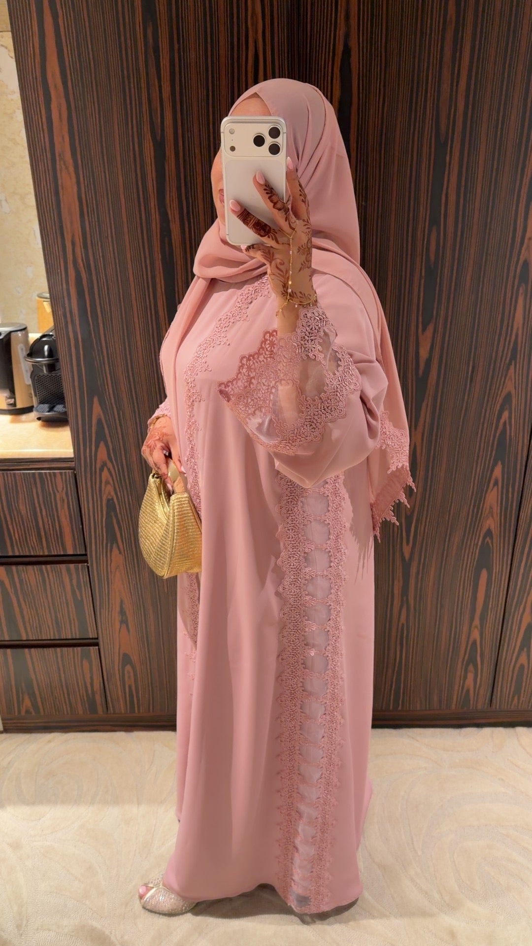 Abaya AMIRA Rose