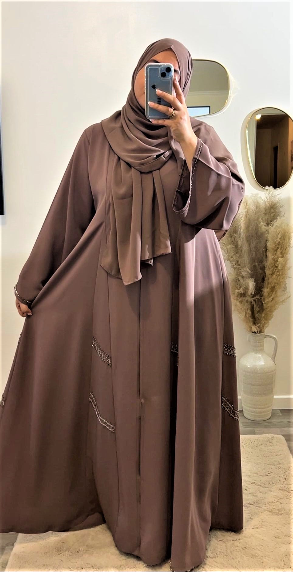Abaya TASSNIM Taupe