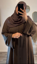 Abaya QAMAR Marron