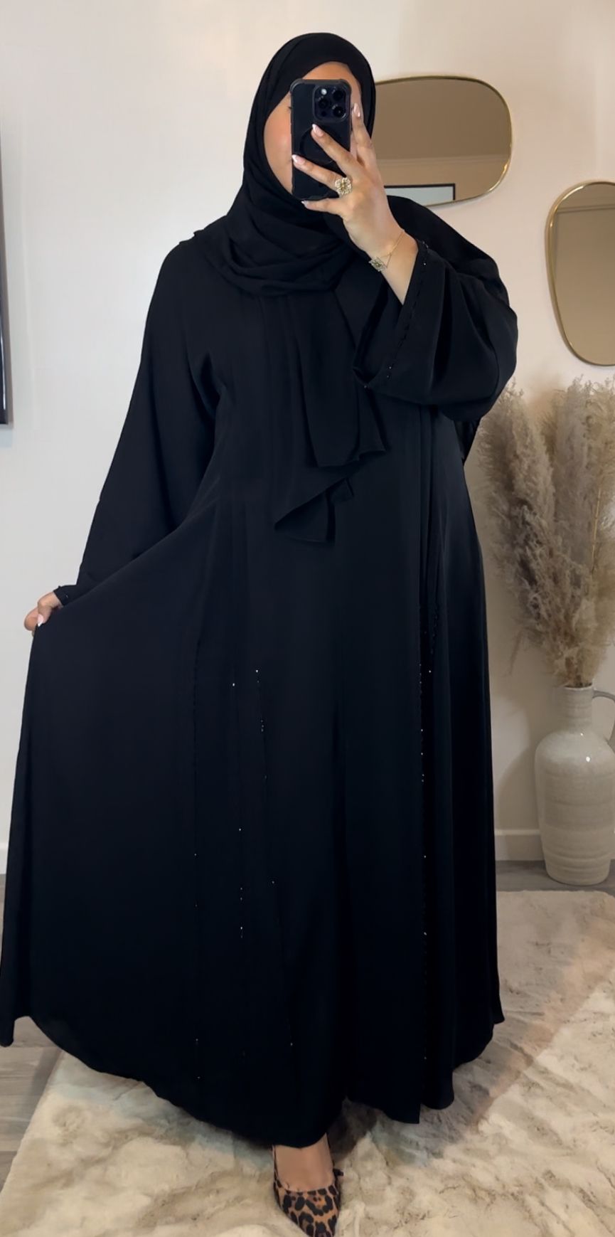 Abaya QAMAR Noir