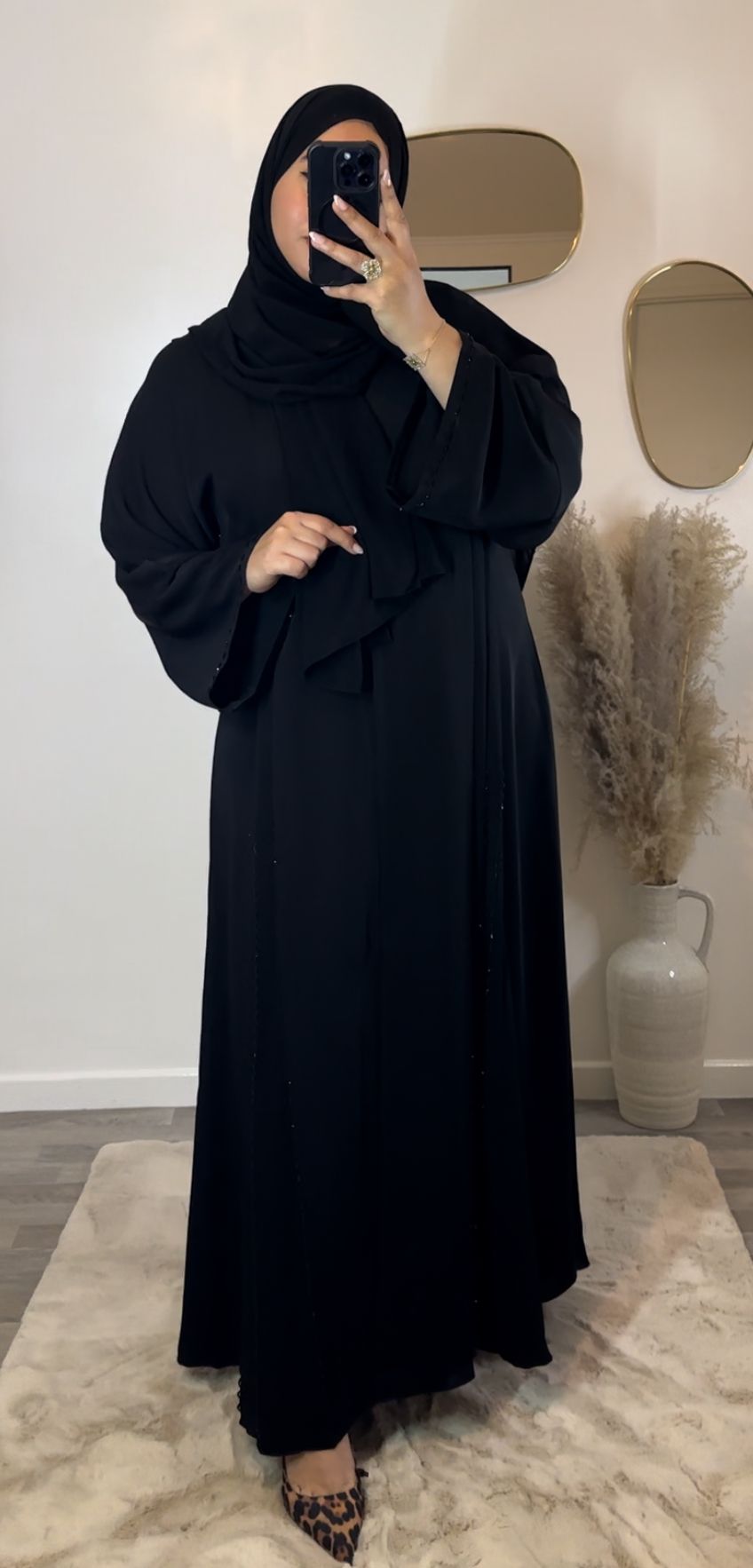 Abaya QAMAR Noir