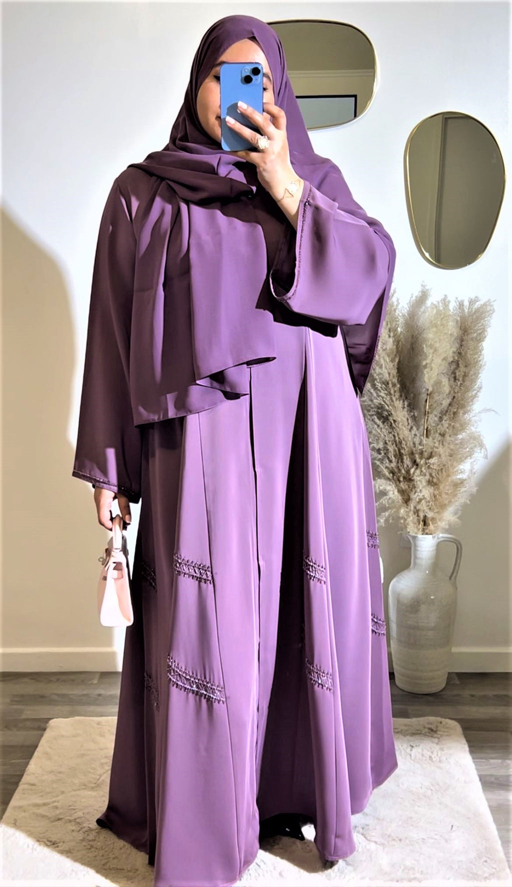 Abaya TASSNIM violet