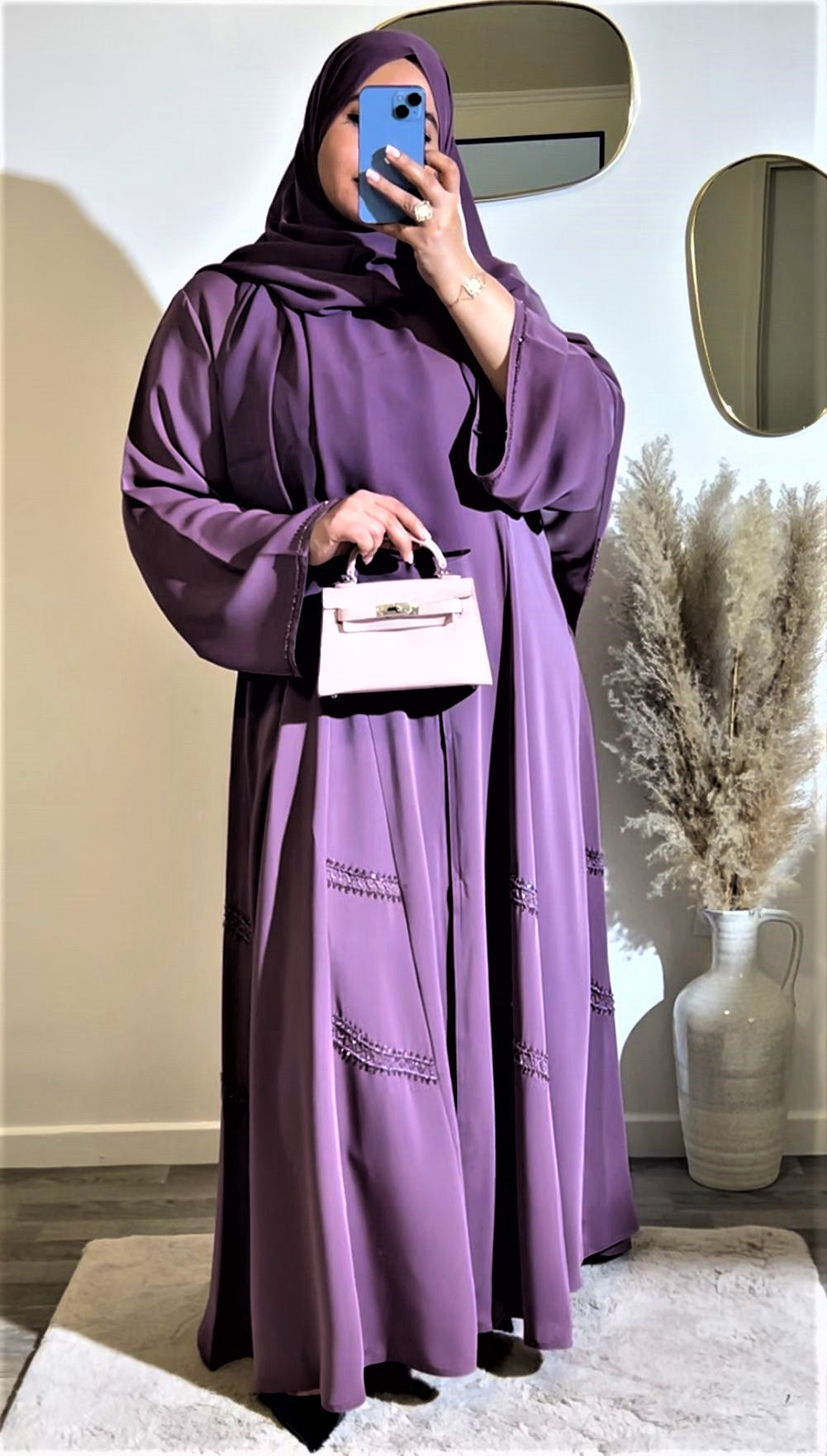 Abaya TASSNIM violet