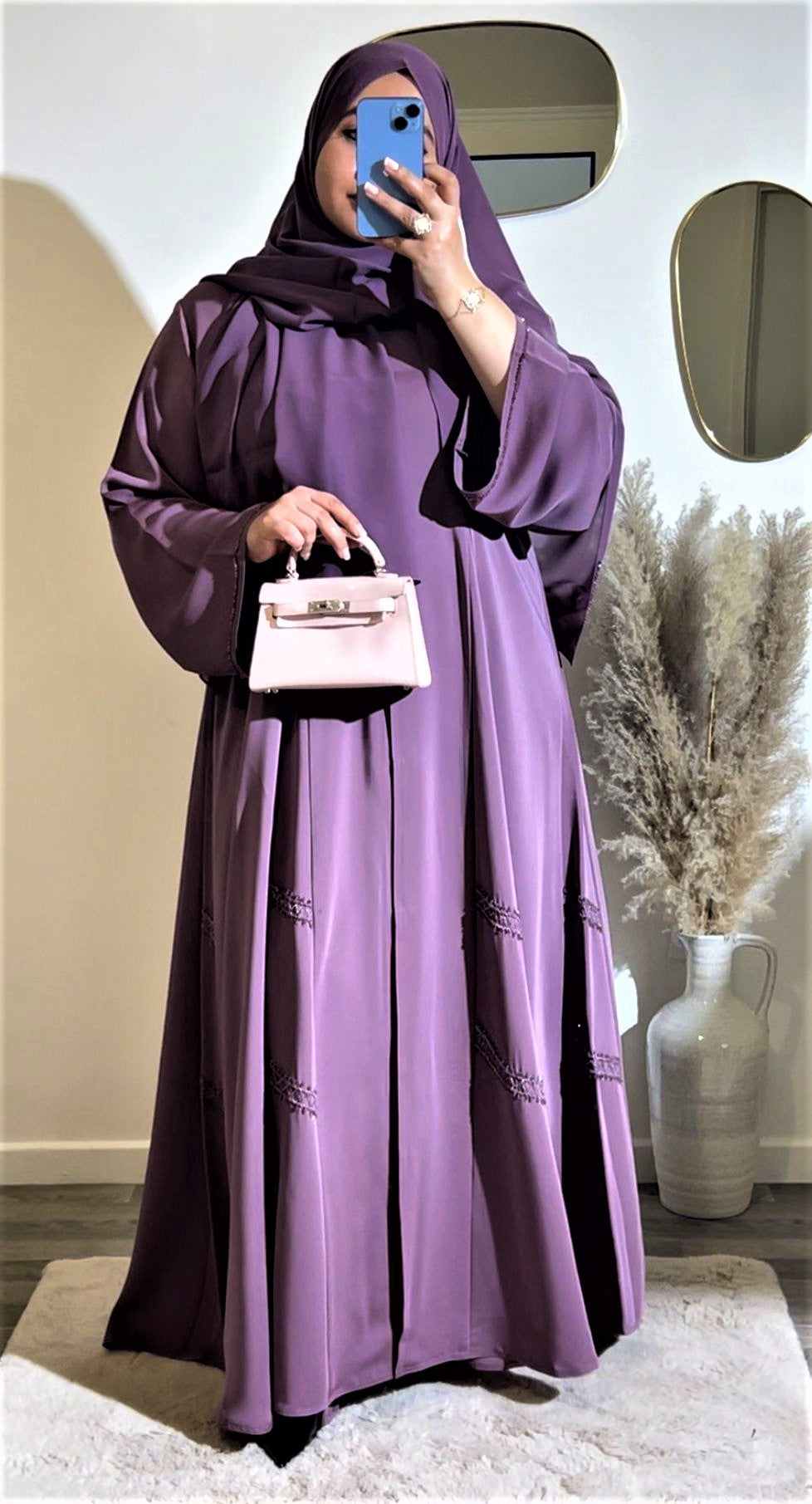 Abaya TASSNIM violet