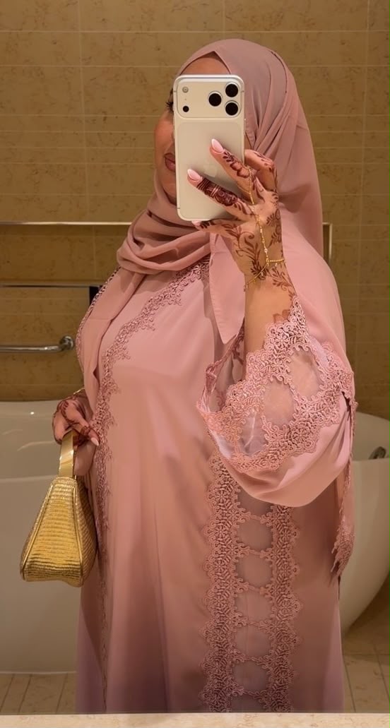 Abaya AMIRA Rose