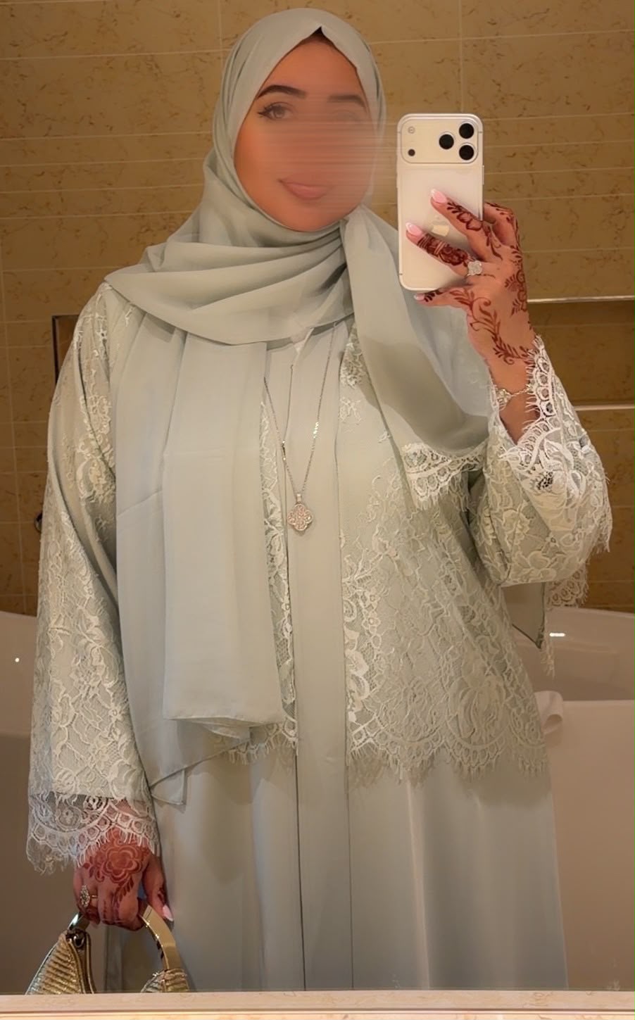 Abaya MALAK(vert d,eau)
